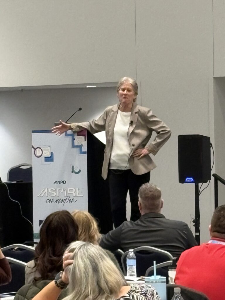 •	Donna Wright presenting competency assessment session at ANPD Aspire Convention | CHCM