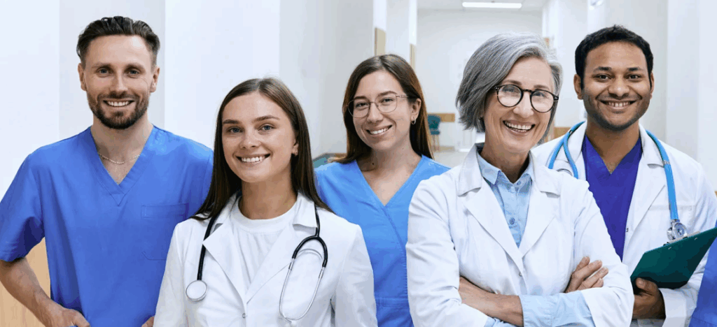 Health care team practicing whole-person well-being and relationship-based care