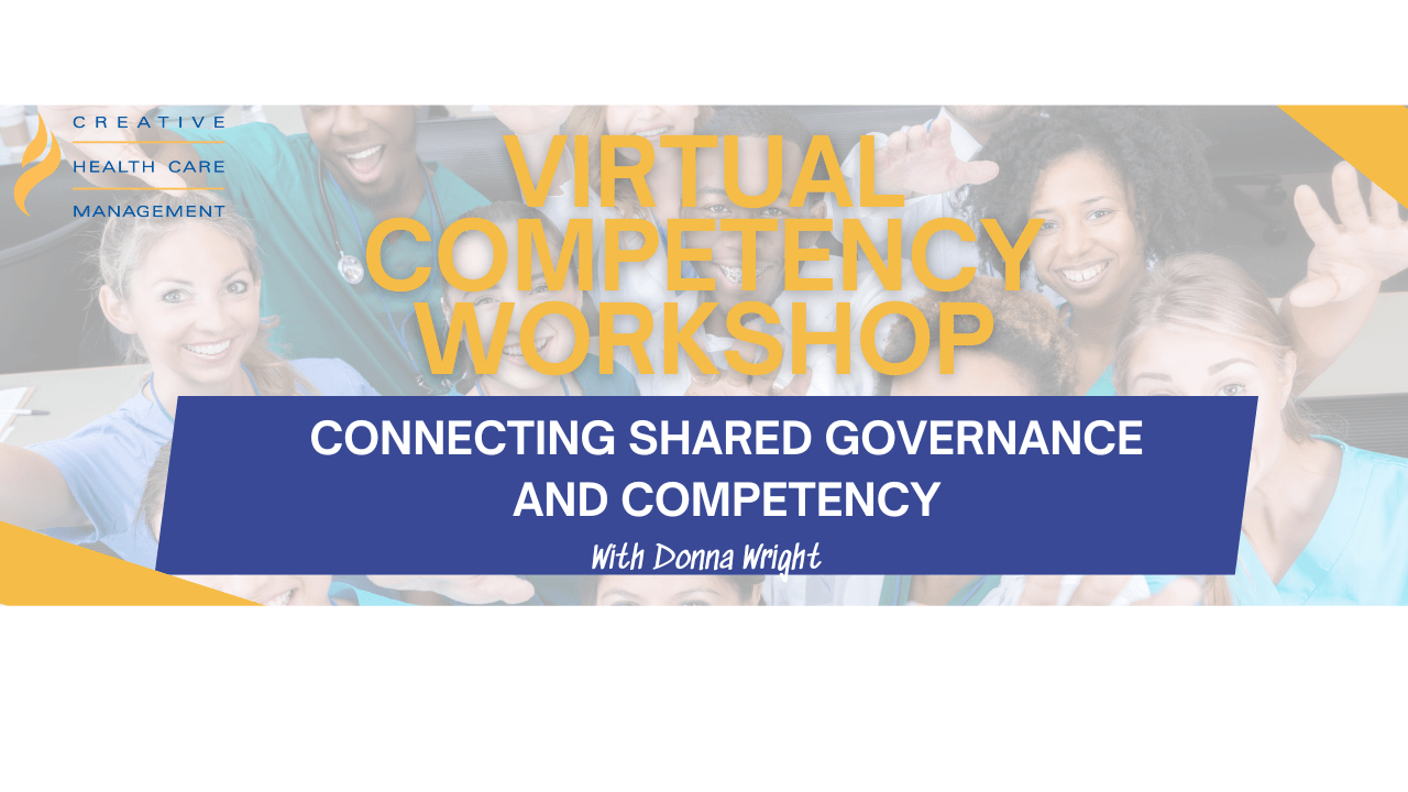 A graphic with text that says, "Virtual Competency Workshop."