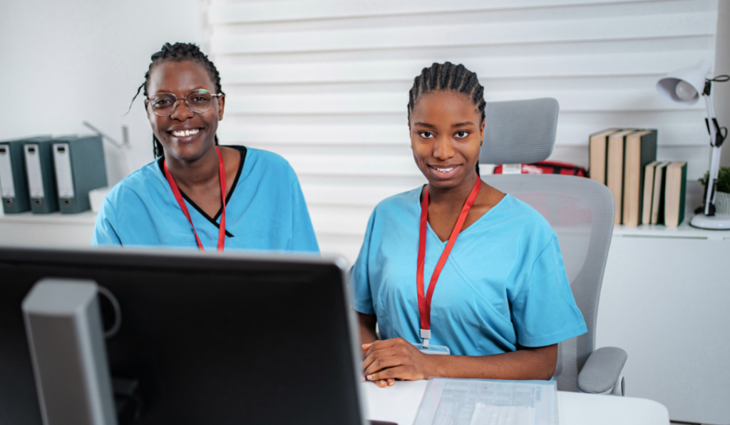 Nurses collaborating in a supportive practice environment that promotes engagement, retention, and professional growth | CHCM