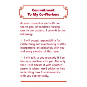 Commitment to My Co-Workers© Nursing Card