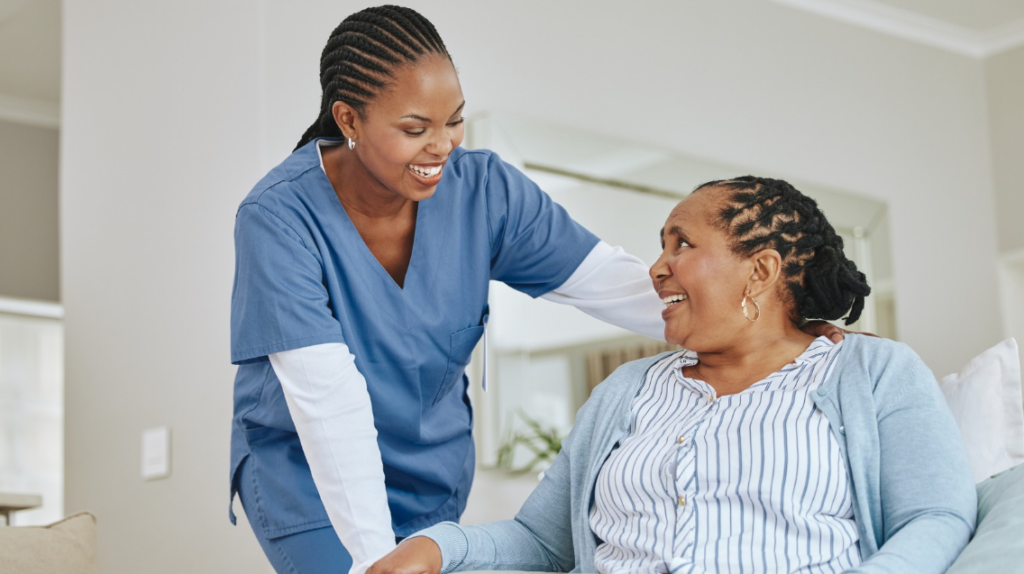 Nurse providing compassionate relationship-centered care to a patient in a healthcare setting | CHCM