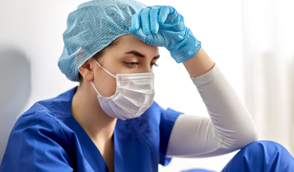Nurse experiencing workplace burnout due to toxic culture in healthcare | CHCM