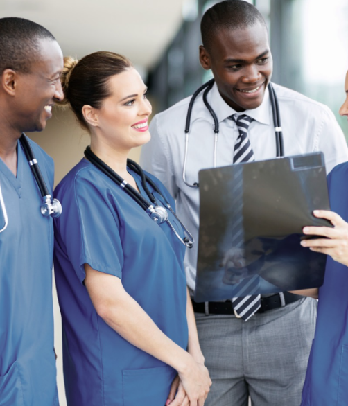 Nurse leaders and clinical staff collaborating during a journey to nursing excellence focused on professional nursing practice and quality outcomes | CHCM