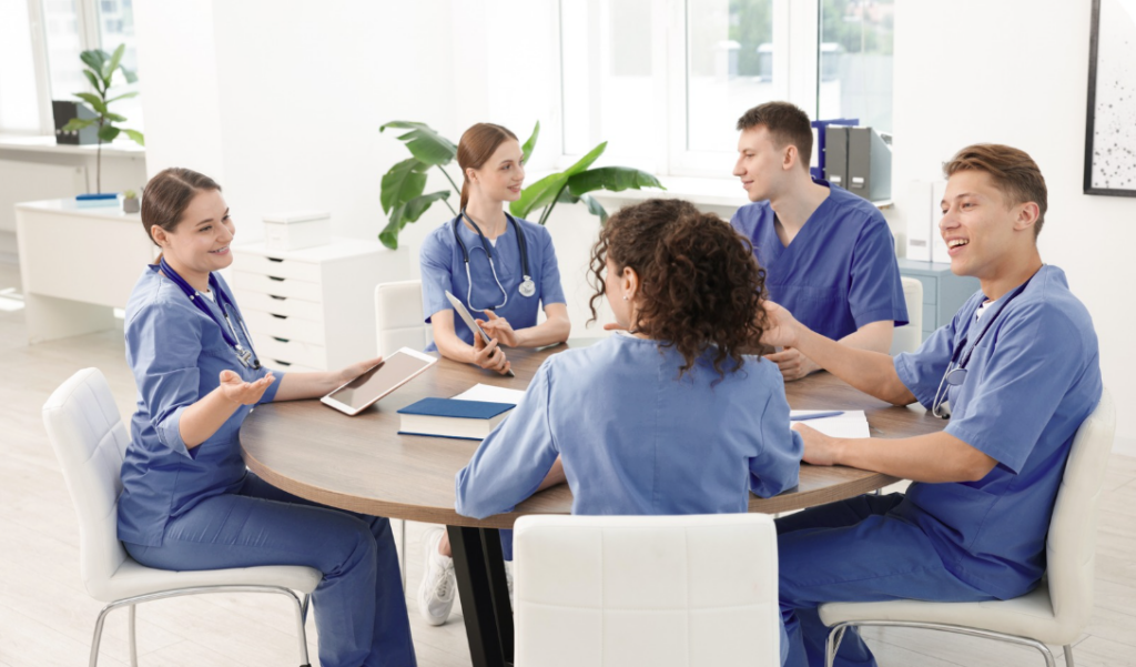 Healthcare nursing team participating in professional governance and nursing excellence initiatives | CHCM