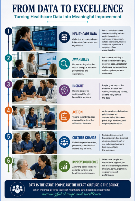 From Healthcare Data to Nursing Excellence Infographic | CHCM
