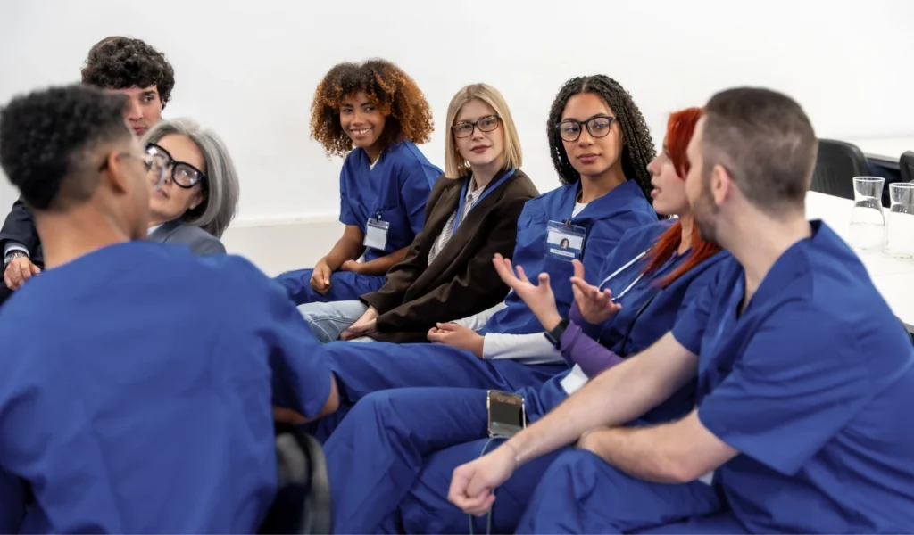Healthcare leader reconnecting team members to shared purpose during organizational change | CHCM