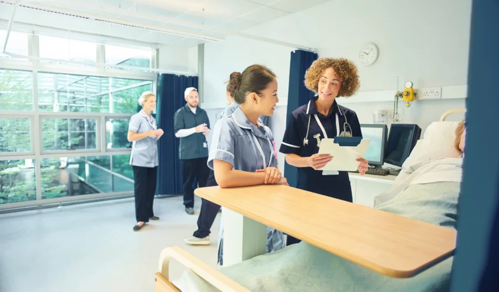 Nurses collaborating in a healthy professional practice environment  | CHCM