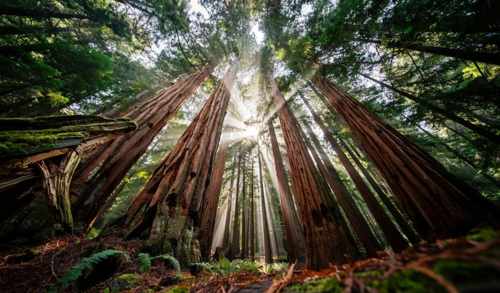 Tall redwood trees demonstrating strength through connection | CHCM