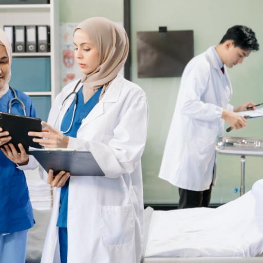 nurses collaborating on quality improvement and evidence-based practice initiatives
